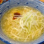 ぎょうざの一休 - ネギ汁そば
