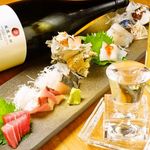 フィッシュ オン ディッシュ ロリー - 漁港直送鮮魚の刺身5点盛り