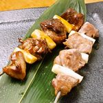 フィッシュ オン ディッシュ ロリー - 鮪のほほ肉ねぎま串