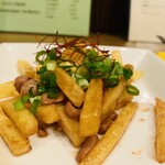 スタンディング　８オンス - ② 350円：塩辛ポテト