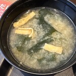 松屋 - 出汁香る味噌汁はご飯が進むー！