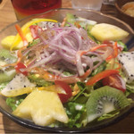 てぃーあんだ 扇町本店 - フルーツいろいろトロピカルサラダ