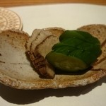 こふく - 糠漬けと、いぶりがっこ。