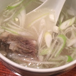 牛たん料理 閣 - テールスープ　420円
