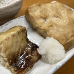 魚力 - 2026.06.29 (月)   サービスランチ（刺身小鉢＆めかじきみそ焼＆サバ塩焼）　1450円（税込）