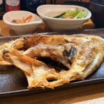 びえい和牛と旬彩　炭火割烹　亀鶴 - 料理写真:開きキンキの炭火焼き