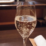 天ぷら　酒菜　醍醐 - 乾杯用のスパークリング