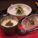 天ぷら　酒菜　醍醐 - この日の前菜　