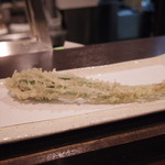 天ぷら　酒菜　醍醐 - 追加で行者ニンニク