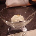 天ぷら　酒菜　醍醐 - ばっけ（ふきのとうアイス）