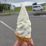 新岡商店 - 料理写真:しじみソフトクリーム（ワッフルコーン）