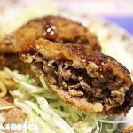 田舎うどん てつ - 2015年3月　桜メンチ