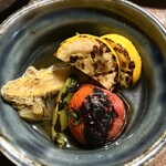 博多やさい巻き串屋 ねじけもん - 夏野菜の焼き浸し