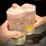 焼肉 燈花 - アダルトライムサワー、アダルトレモンサワー