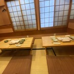 ほ志の - 店内の様子、小上がりのお席