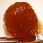 夕月亭 - プチデザートの「南高梅の煮物」が美味しかった