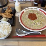 オカモト☆タンメン。 - 料理写真:タンメン＋唐揚げセット2026.06.29