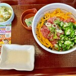 なか卯 - 料理写真:マグロとオクラ丼