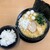 横浜家系ラーメン 若虎家 - 料理写真:醤油(大盛り)+ライスセット