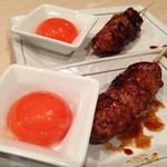 和鶏屋 - H.27.4.4.夜 まろやかつくね(龍の卵添え) @200円