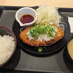 松のや - 料理写真:鬼おろしポン酢ロースカツ定食