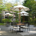 レストラン 桂姫 - 暖かい季節には中庭でゆっくりと・・・