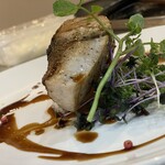 囲炉裏 鉄板 静流sizzle - ブリ大根のステーキ