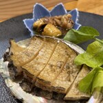 囲炉裏 鉄板 静流sizzle - 活アワビの鉄板焼き
