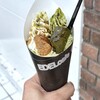 エーデルカフェ - 期間限定・抹茶とわらび餅のクレープ