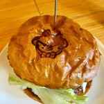 和牛バーガーとパンケーキ ラナマル - "ラナ"とはイタリア語でカエルのことだそうです。