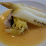 VIA Brianza - ズッパ　ホワイトアスパラ　に白菜　ほうぼう　