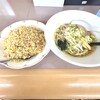 味鮮 - ラーメンセット(醤油ラーメンと炒飯)