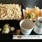 手打ちそば 八蔵 - 天もりそば　９００円