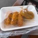 郷家精肉店 - 正チャンウインナーとコロッケ