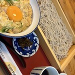 萬庵 - 親子丼とせいろそば（冷）