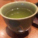 Sasuke - 食後は緑茶を持って来てくれました。