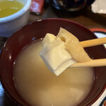 寿し魚処・網代 - 味噌汁の具