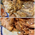 寿し魚処・網代 - 上 鯛と間ハのアラ
下 煮汁が無い