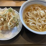 ウエスト - 料理写真:かき揚げうどん。