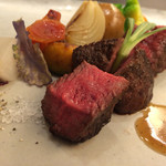 湊町倶楽部 - A４等級牝牛に拘った本日の近江牛(コース料理「ミザン-初-」)