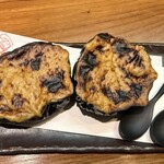 手しごと屋 潤 - 丸茄子田楽は焼き加減が抜群、味噌の甘さもちょうど良い