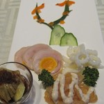 涵梅舫 - 四種冷菜の盛り合わせ