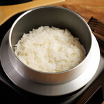 国産米のアツアツ釜飯ご飯