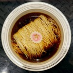トーキョーニューミクスチャーヌードル 八咫烏 CHIKARABO - かけ醤油RAMEN(500円)