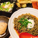 瓦そば すずめ - おそばの定食