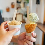 Hilo Homemade Ice Cream - アールグレイ、チョコミント、とうもろこし