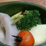 ヴィラッジオ - 2015.4.8付け合わせ野菜