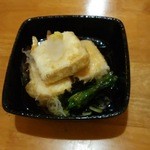 居酒屋庄兵衛 - 揚げ出し豆腐￥420（H27.4.10撮影）