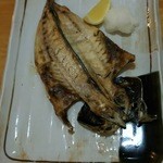 Izakaya Shoubee - 特大アジ開き￥680（H27.4.10撮影）