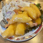 龍鳳園 - 大エビチリ
